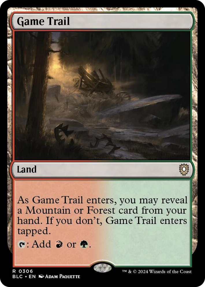 0306 Game Trail R Commander: Bloomburrow