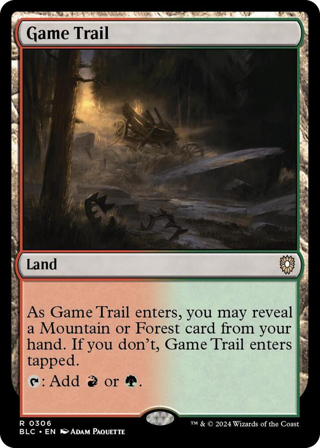 0306 Game Trail R Commander: Bloomburrow