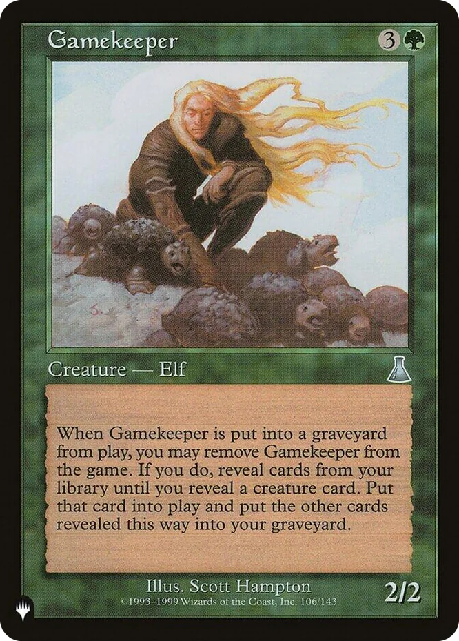 0106 Gamekeeper U The List Reprints
