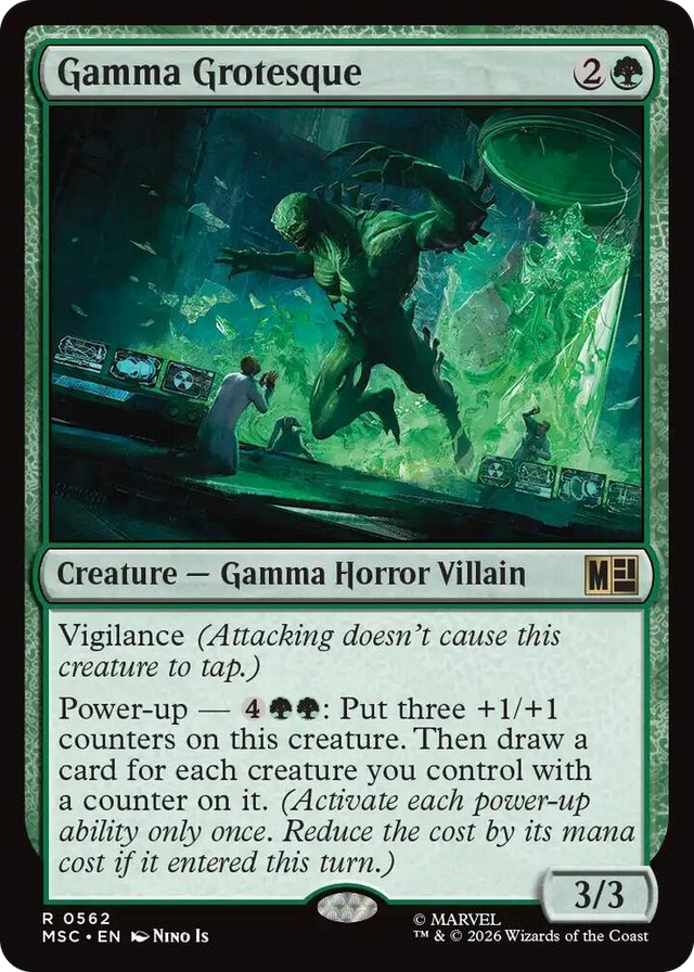 0562 Gamma Grotesque R Commander: Marvel Super Heroes