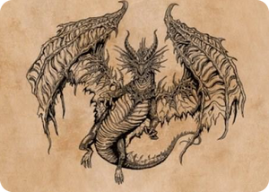 0053 Ganax, Astral Hunter Art Card S Art Series: Commander Legends: Battle for Baldur's Gate