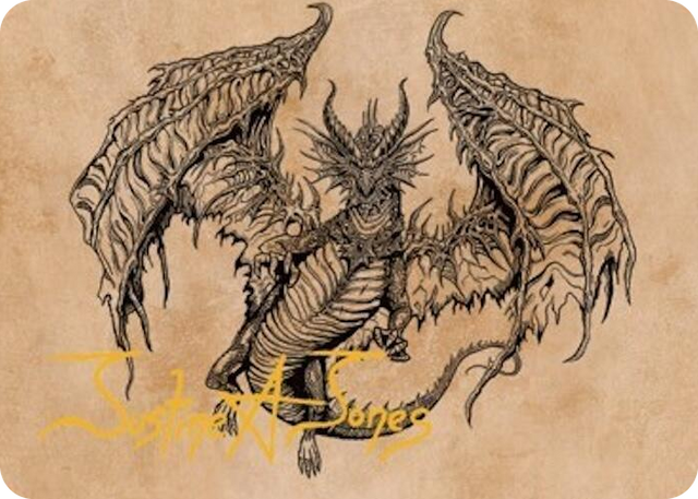 0053 Ganax, Astral Hunter Art Card (Gold-Stamped Signature) S Art Series: Commander Legends: Battle for Baldur's Gate