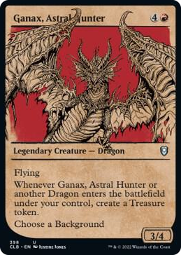 Ganax, Astral Hunter (Showcase) #398 U - Commander Legends: Battle for Baldur's Gate Pokemon card