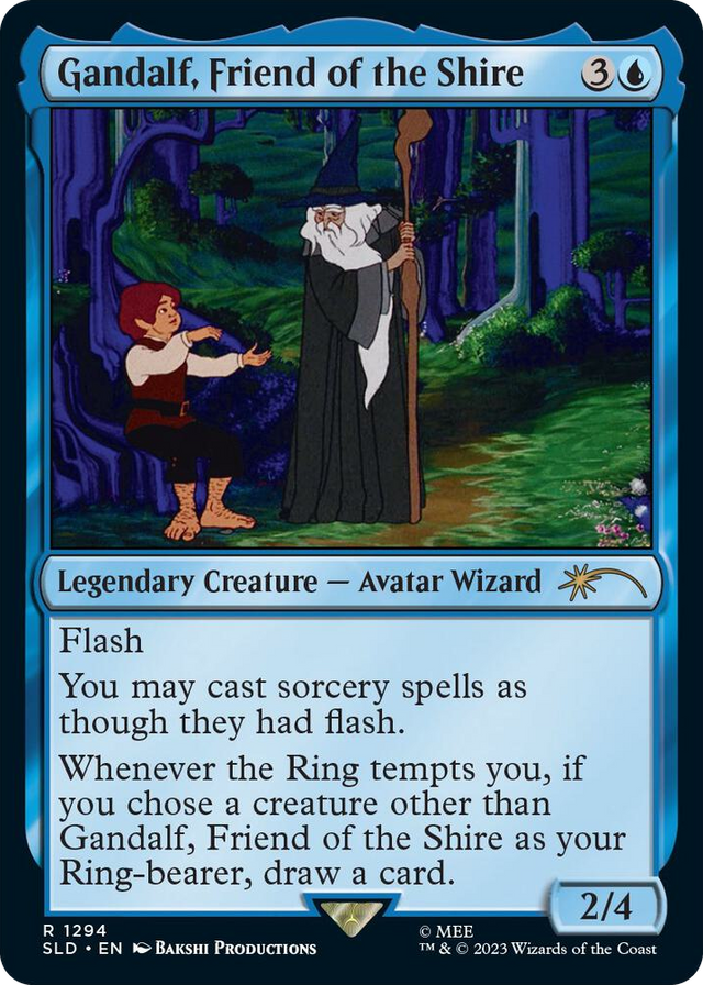 1294 Gandalf, Friend of the Shire R Secret Lair Drop Series