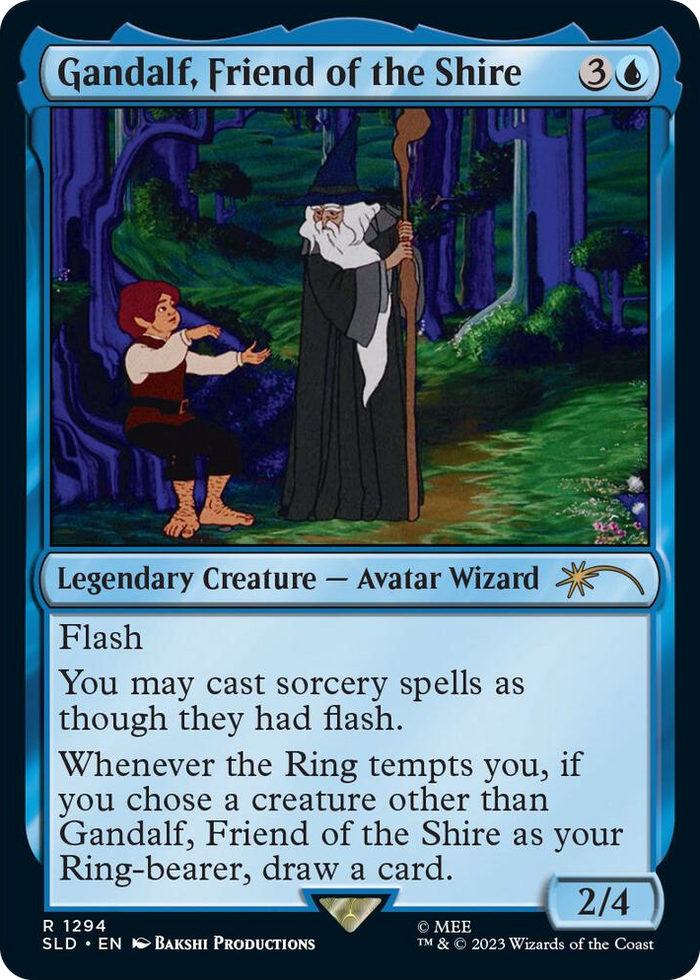 Gandalf, Friend of the Shire #1294 R - Secret Lair Drop Series Pokemon card
