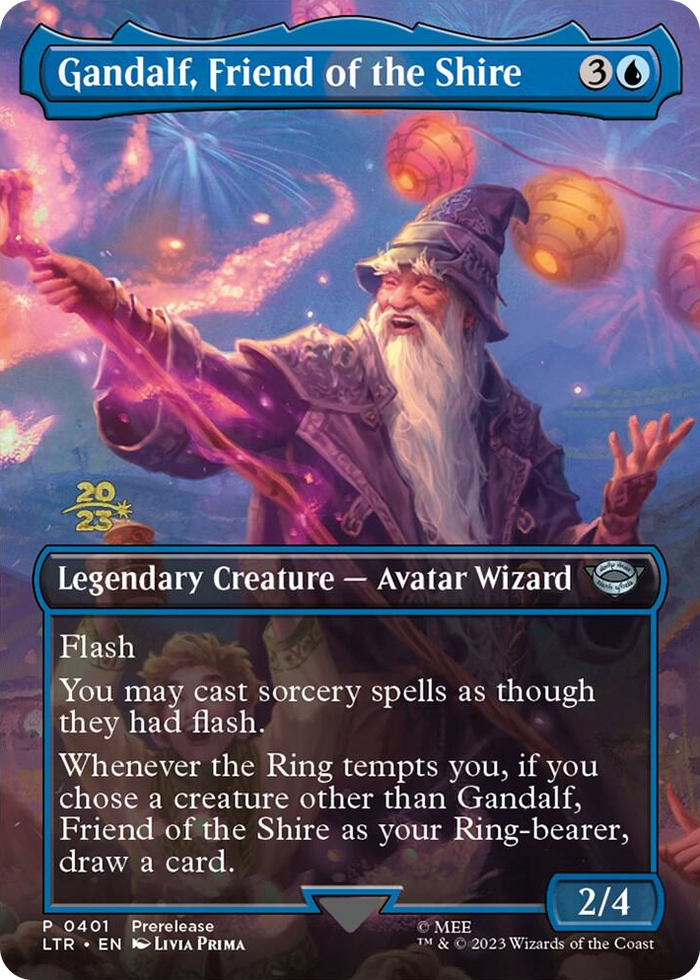 Gandalf, Friend of the Shire #401 U - Prerelease Cards Pokemon card