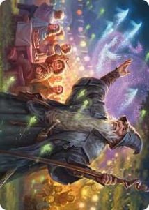 0005 Gandalf, Friend of the Shire Art Card S Art Series: Universes Beyond: The Lord of the Rings: Tales of Middle-earth