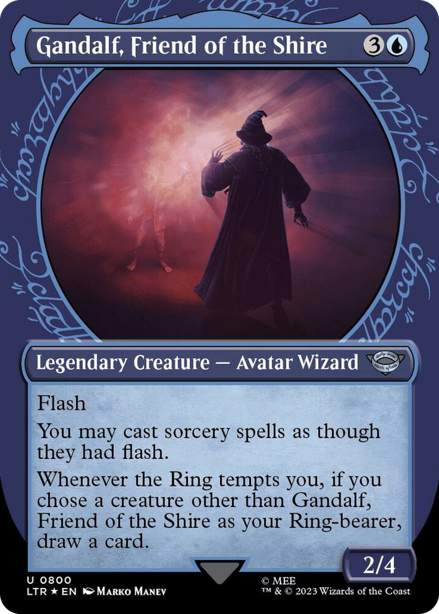 0800 Gandalf, Friend of the Shire (Showcase) (Surge Foil) U Universes Beyond: The Lord of the Rings: Tales of Middle-earth