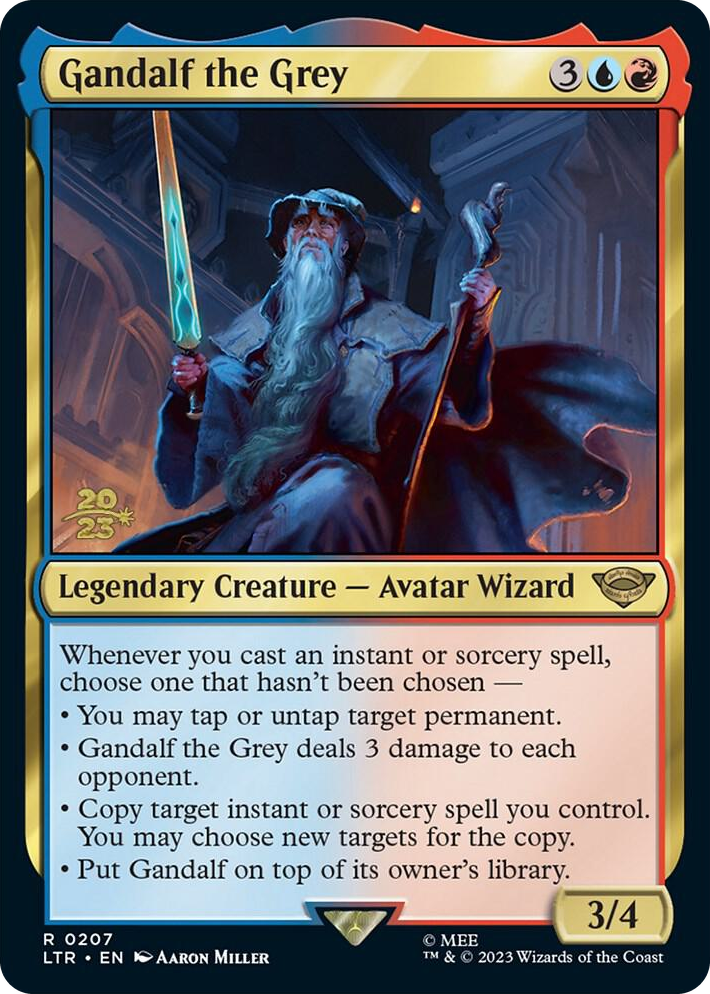 0207 Gandalf the Grey R Prerelease Cards