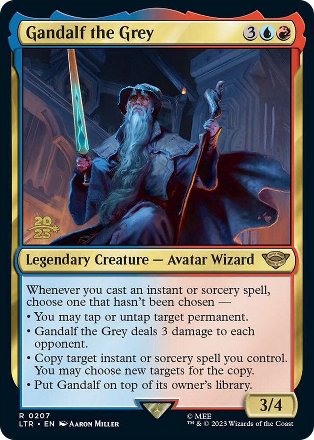 0207 Gandalf the Grey R Prerelease Cards