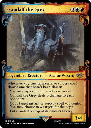 0658 Gandalf the Grey (Showcase Scrolls) R Universes Beyond: The Lord of the Rings: Tales of Middle-earth