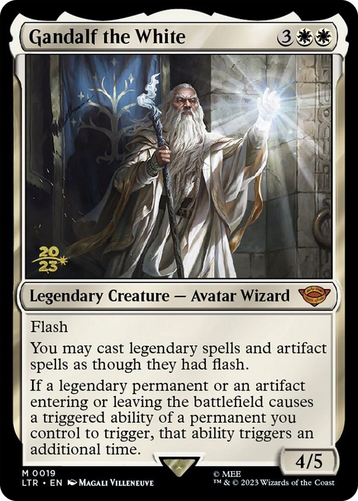 0019 Gandalf the White M Prerelease Cards