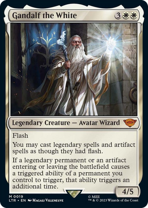 0019 Gandalf the White M Universes Beyond: The Lord of the Rings: Tales of Middle-earth