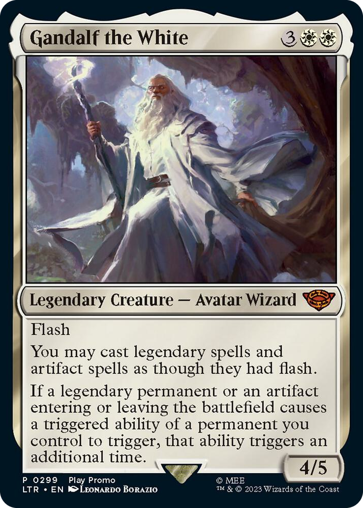 0299 Gandalf the White P Pro Tour Promos