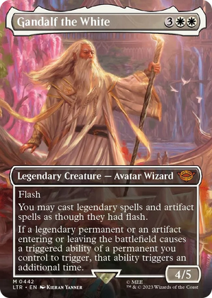 0442 Gandalf the White (Borderless) M Universes Beyond: The Lord of the Rings: Tales of Middle-earth