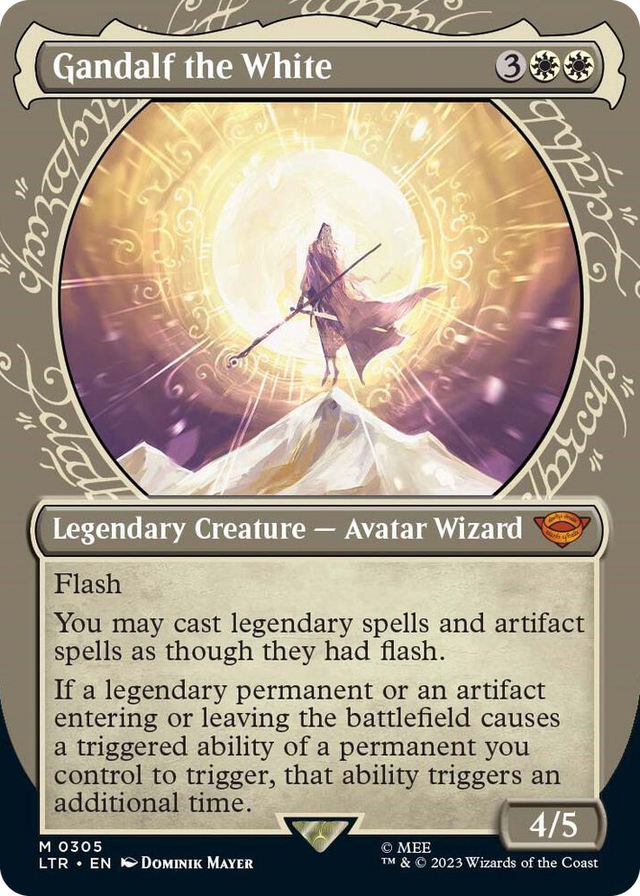 0305 Gandalf the White (Showcase) M Universes Beyond: The Lord of the Rings: Tales of Middle-earth