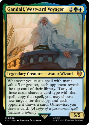 0006 Gandalf, Westward Voyager M Commander: The Lord of the Rings: Tales of Middle-earth
