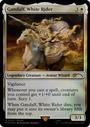 0002 Gandalf, White Rider P Unique and Miscellaneous Promos