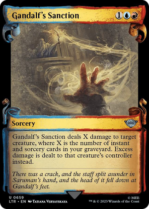 0659 Gandalf's Sanction (Showcase Scrolls) U Universes Beyond: The Lord of the Rings: Tales of Middle-earth