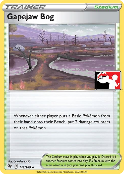 0142 Gapejaw Bog Uncommon Prize Pack Series Cards