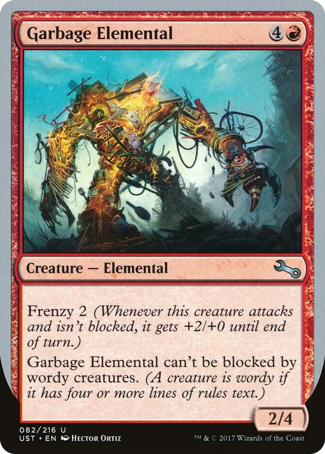 0082 Garbage Elemental (A) U Unstable
