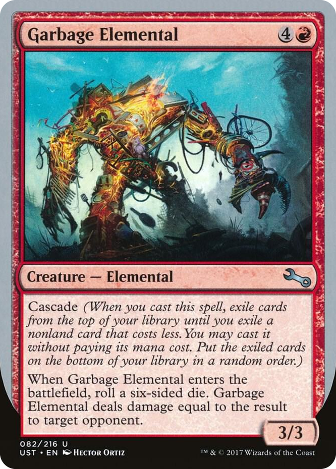0082 Garbage Elemental (D) U Unstable