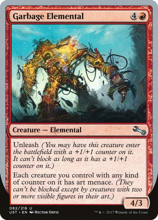 0082 Garbage Elemental (E) U Unstable