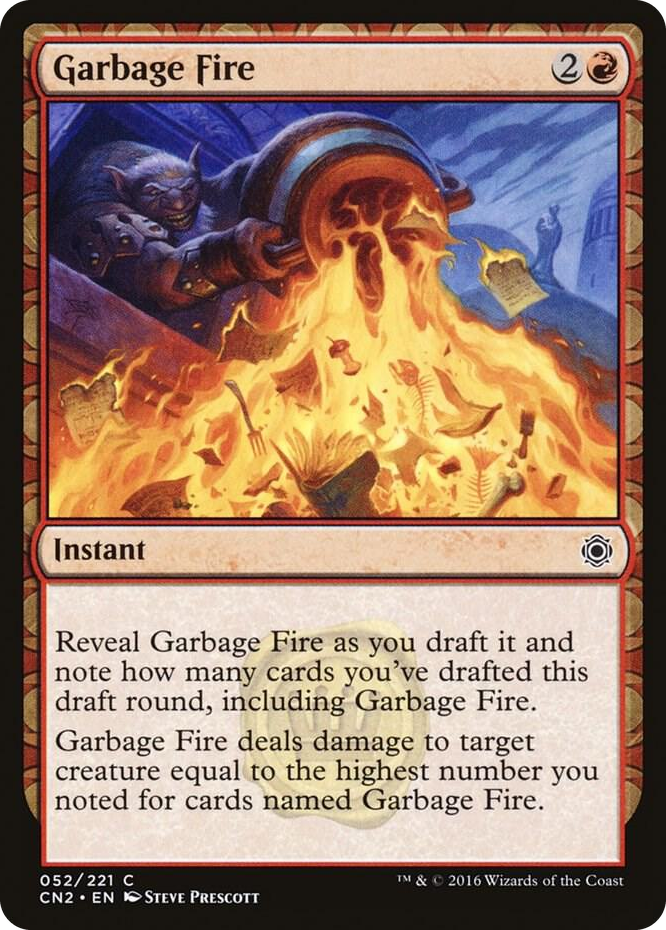 Garbage Fire #52 C - Conspiracy: Take the Crown Pokemon card