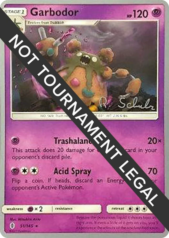0051 Garbodor (51) - 2018 (Robin Schulz) Rare World Championship Decks
