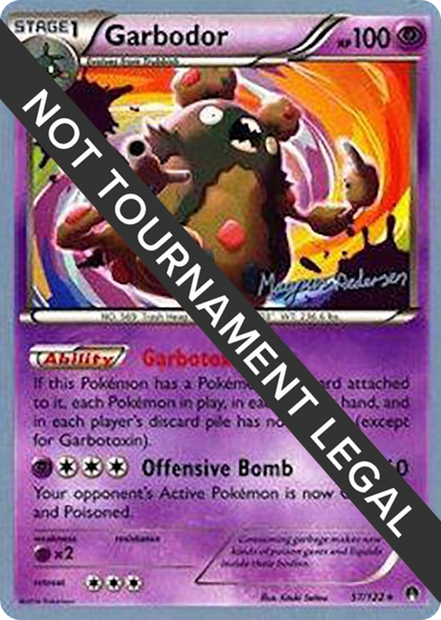 0057 Garbodor (57) - 2018 (Magnus Pedersen) Rare World Championship Decks