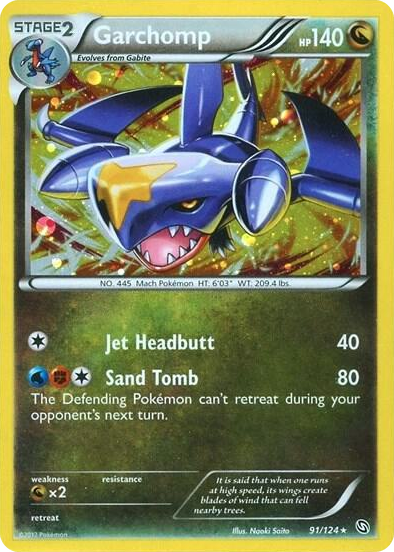 0091 Garchomp - 91/124 (Cosmos Holo) Promo Blister Exclusives