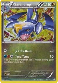 0091 Garchomp - 91/124 (Cracked Ice Holo) Holo Rare Deck Exclusives