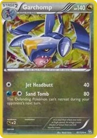 0091 Garchomp - 91/124 (Cracked Ice Holo) Holo Rare Deck Exclusives