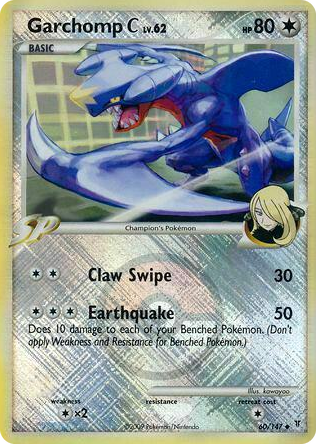 0060 Garchomp C - 60/147 (League Promo) Promo League & Championship Cards