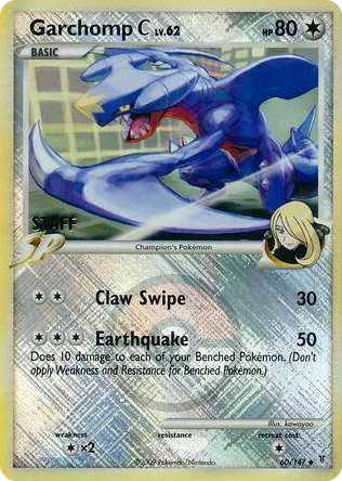 0060 Garchomp C - 60/147 (League Promo) [Staff] Promo League & Championship Cards