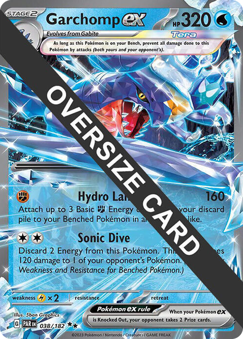 0038 Garchomp ex Promo Jumbo Cards