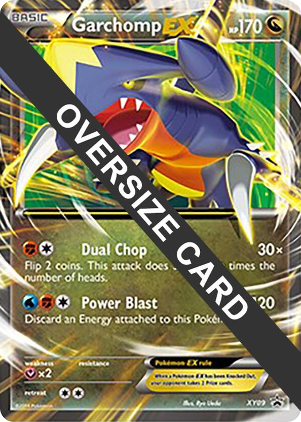 XY009 Garchomp EX - XY09 (XY Black Star Promo) Promo Jumbo Cards