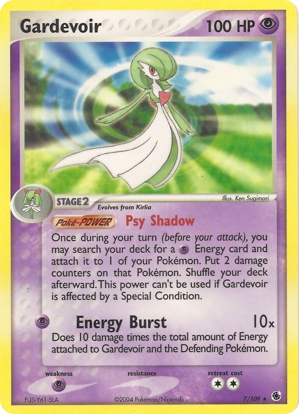 0007 Gardevoir Rare EX Battle Stadium