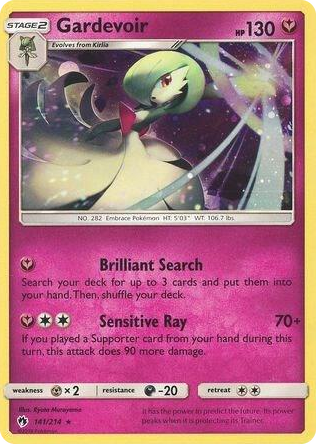 0141 Gardevoir - 141/214 (Cosmos Holo) Promo Miscellaneous Cards & Products