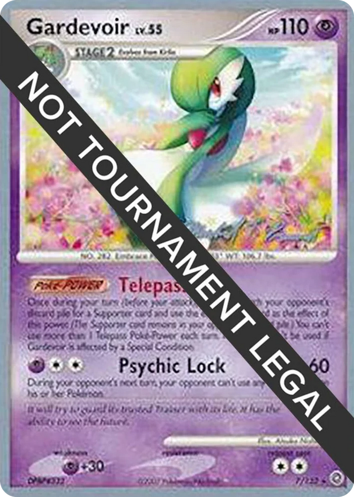 0007 Gardevoir - 2010 (Michael Pramawat) Holo Rare World Championship Decks