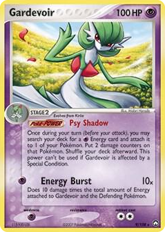 0009 Gardevoir - 9/108 (EX Power Keepers) Rare Deck Exclusives