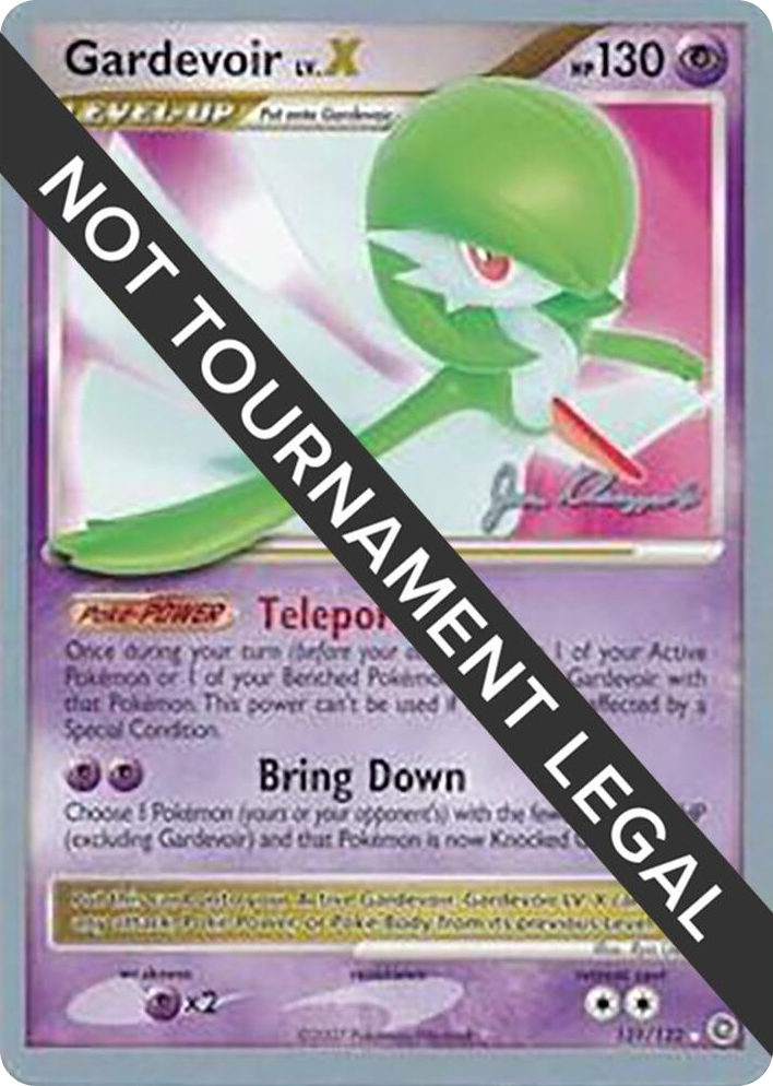 0131 Gardevoir LV.X - 2008 (Jason Klaczynski) Ultra Rare World Championship Decks