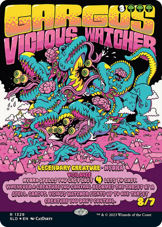 1329 Gargos, Vicious Watcher R Secret Lair Drop Series