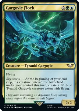 0123 Gargoyle Flock (Surge Foil) R Universes Beyond: Warhammer 40,000