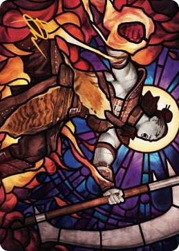 0071 Garna, Bloodfist of Keld Art Card (Gold-Stamped Signature) S Art Series: Dominaria United