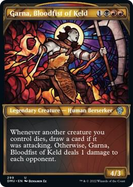 0299 Garna, Bloodfist of Keld (Showcase) U Dominaria United