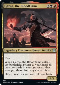 0151 Garna, the Bloodflame U Commander: Dominaria United