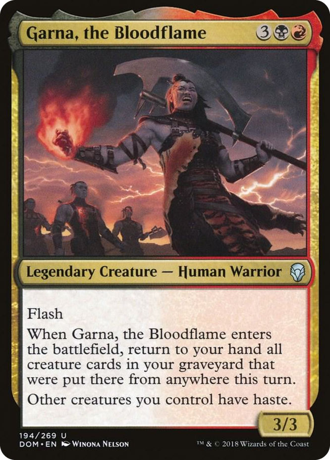 0194 Garna, the Bloodflame U Dominaria