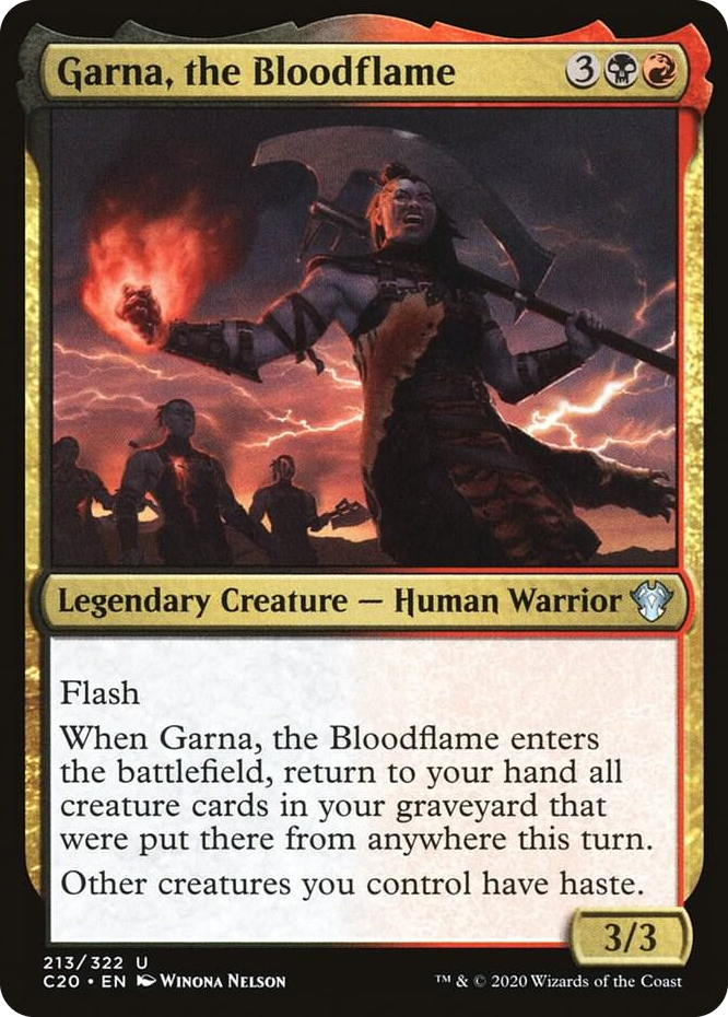 0213 Garna, the Bloodflame U Commander 2020