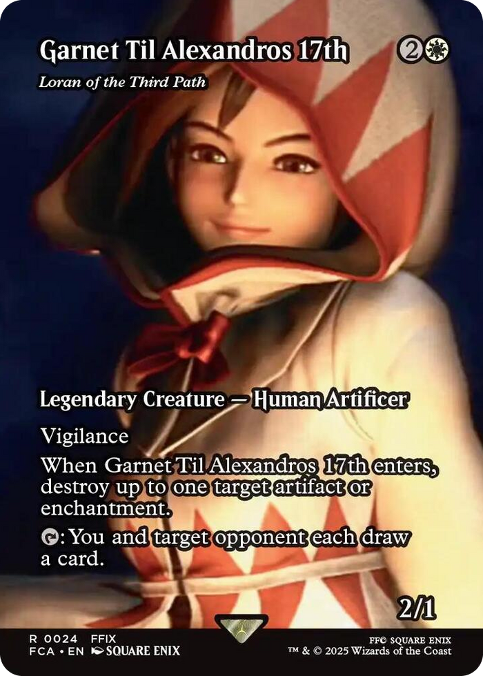 Garnet Til Alexandros 17th - Loran of the Third Path (Showcase) #24 R - FINAL FANTASY: Through the Ages Pokemon card